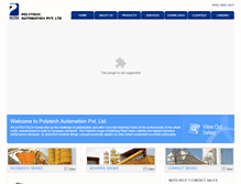 Tablet Screenshot of polytechindia.com